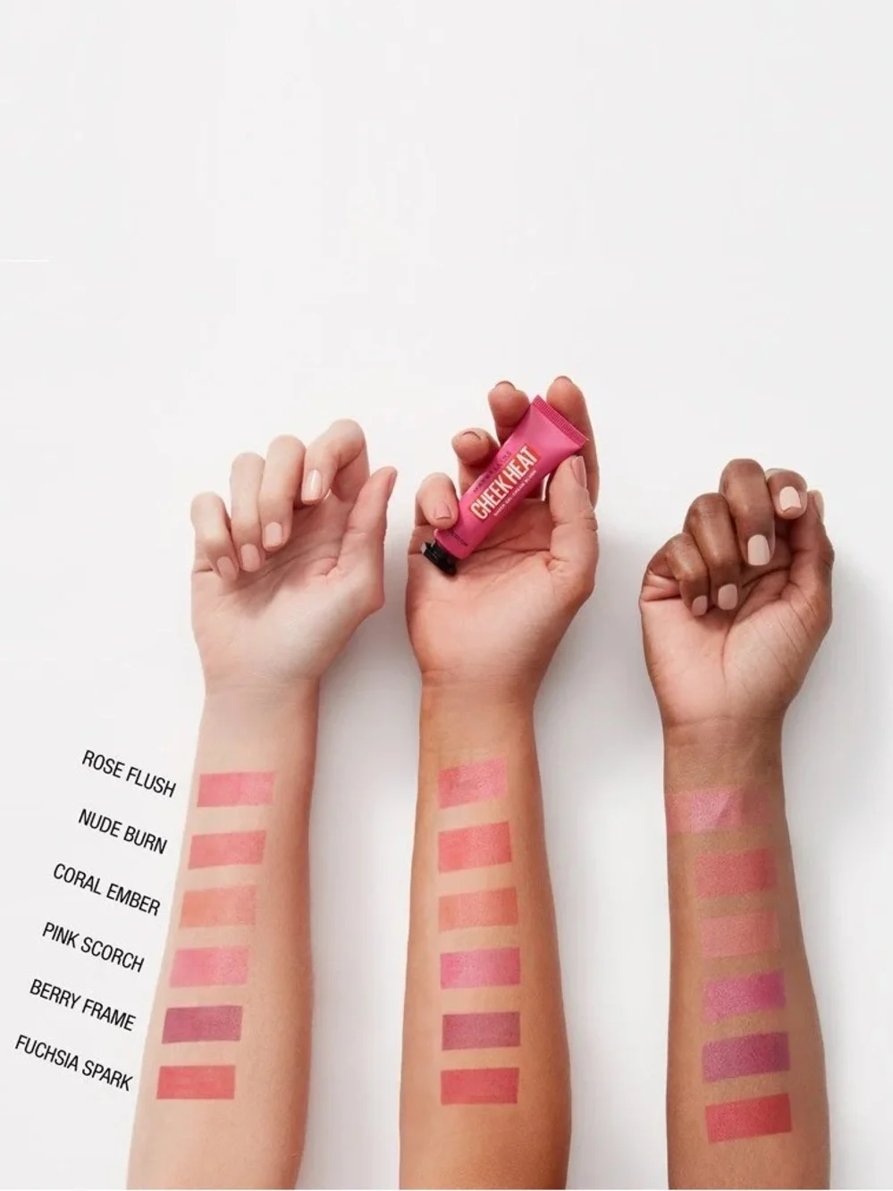 Maybelline Cheek Heat Gel-Cream Blush - Nude Burn, NEW